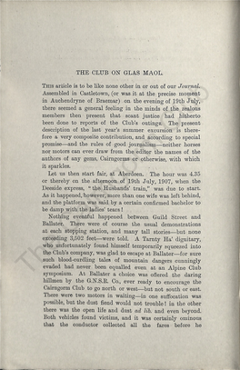 The Cairngorm Club Journal 030, 1908