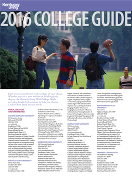 2016 College Guide Thinkstock