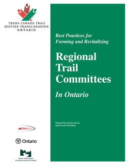 Regional Trail Committees in Ontario