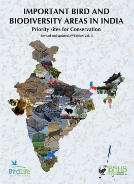Important Bird and Biodiversity Areas in India Priority Sites for Conservation