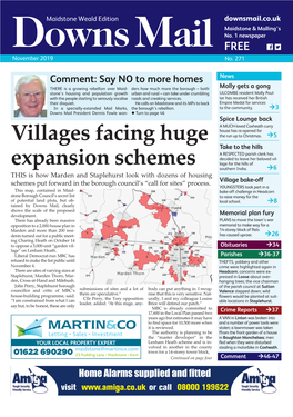 Villages Facing Huge Expansion Schemes