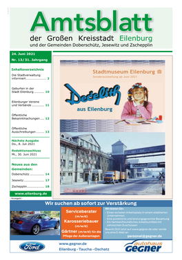 Amtsblatt, 24. Juni 2021