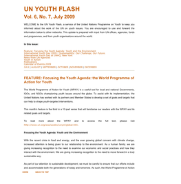 UN Youth Flash, Vol