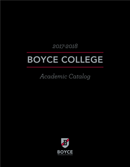 2017-2018 Academic Catalog