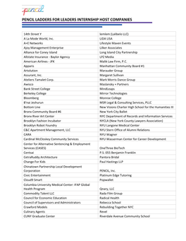 Employer List