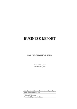 Business Report