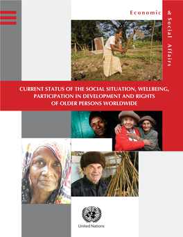 Current Status of the Social Situation, Wellbeing, Participation in Development and Rights of Older Persons Worldwide