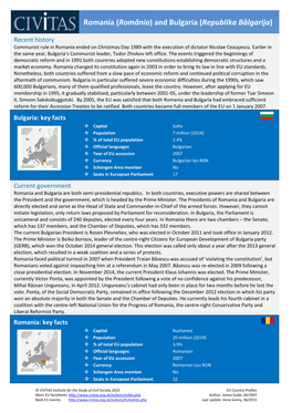 Bulgaria & Romania