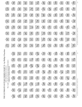 THE ULTIMATE GUITAR CHORD CHART II - by Phillip J Facoline Email- Pfacol@Elaine.Ee.Und.Ac.Za A7sus4