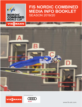 Fis Nordic Combined Media Info Booklet Season 2019/20