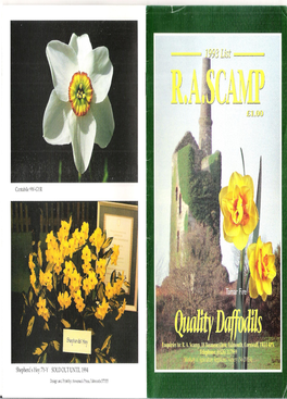 R. A. Scamp Quality Daffodils 1993