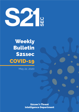 Weekly Bulletin S21sec COVID-19