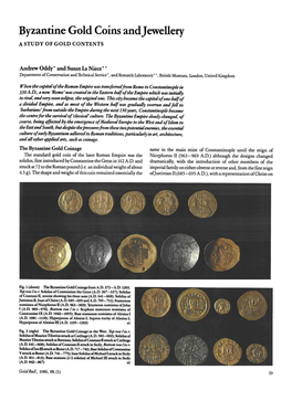 Byzantine Gold Coins and Jewellery