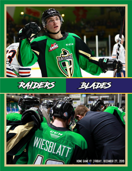 PRINCE ALBERT RAIDERS ROSTER As of December 27, 2019 No