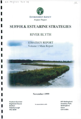 Suffolk Estuarine Strategies