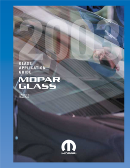 2003 Mopar Glass Application Guide