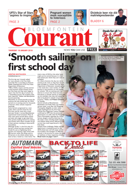 'Smooth Sailing' on First School