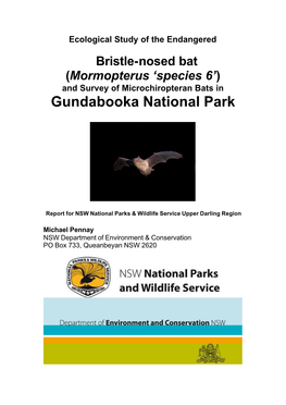 Gundabooka National Park Report Compr