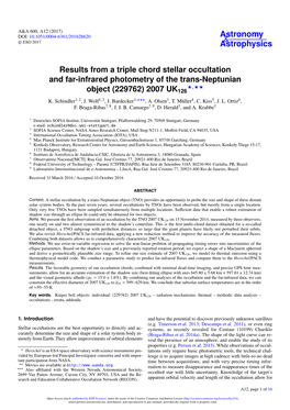 Results from a Triple Chord Stellar Occultation and Far-Infrared Photometry of the Trans-Neptunian ?,?? Object (229762) 2007 UK126 K