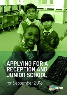 APPLYING for a RECEPTION and JUNIOR SCHOOL for September 2018 1 2 345678 9 10 11 12 13 14 15 16
