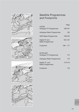 Satellite Programmes and Footprints