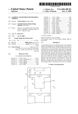 (12) United States Patent (10) Patent No.: US 6,401,498 B1 Fujiwara (45) Date of Patent: Jun