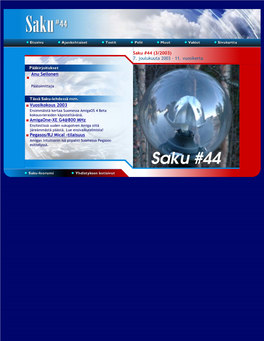 Saku #44 (3/2003) 7. Joulukuuta 2003 - 11