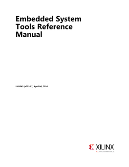 Embedded System Tools Reference Manual