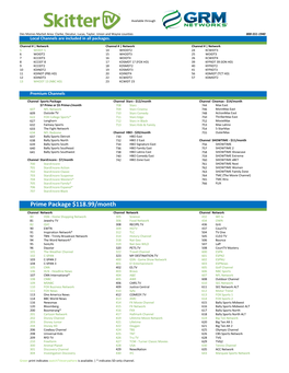 Des Moines Channel Lineup