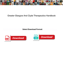 Greater Glasgow and Clyde Therapeutics Handbook