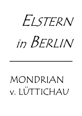 Die Elstern Von Berlin