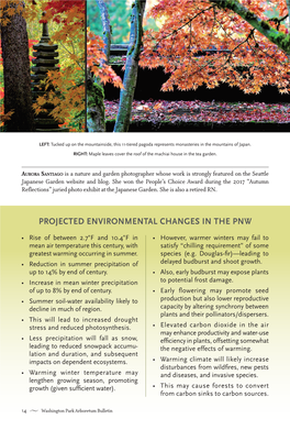 Projected Environmental Changes in the Pnw