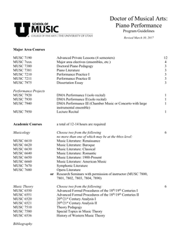 DMA Piano Performance