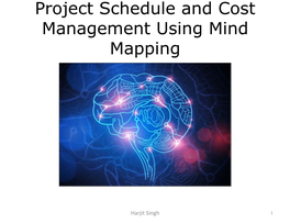 Project Schedule and Cost Management Using Mind Mapping