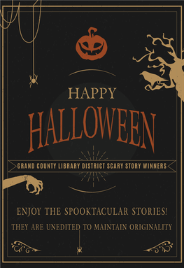 Enjoy the Spooktacular Stories!