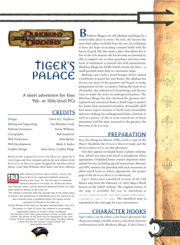 Tiger's Palace.Pdf