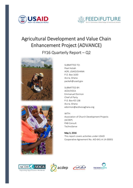 USAID ADVANCE FY16 Q2 Report