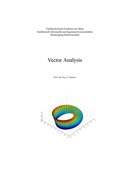 Vector Analysis