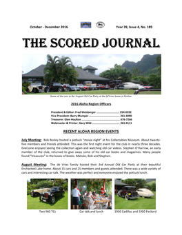 The Scored Journal