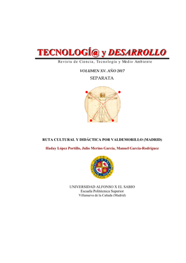 Tecnologí@ Y Desarrollo Escuela Politécnica Superior