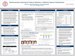 Reinforcement Learning for Feature Selection in Affective Speech Classification