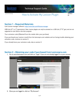 How to Activate My Lexicon Plugin.Pdf