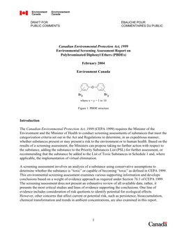 Polybrominated Diphenyl Ethers (Pbdes)