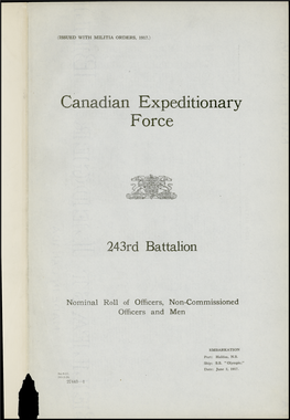 Canadian Expeditionary Force