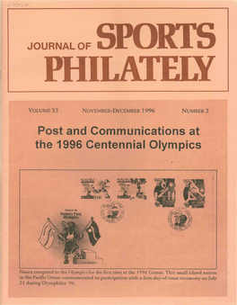 Post and Communications at the 1996 Centennial Olympics