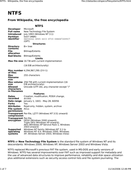 NTFS - Wikipedia, the Free Encyclopedia File:///Data/Doccd/Specs/Filesystems/NTFS.Html