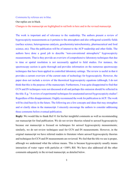 Comments by Referees Are in Blue. Our Replies Are in Black. Changes to the Manuscript Are Highlighted in Red Both in Here and in the Revised Manuscript