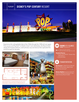 Disney's Pop Century Resort