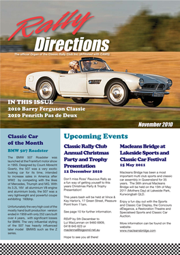 Rally Directions 2010 Issue 10