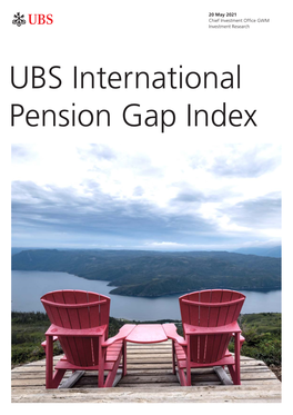 UBS International Pension Gap Index Contents